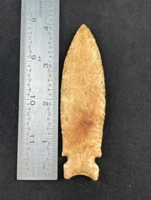 4" Graham Cave Indian Artifact Arrowhead