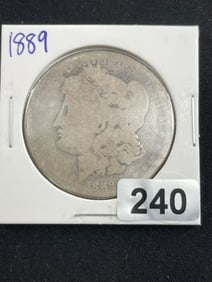 1889 Morgan Silver Dollar Coin
