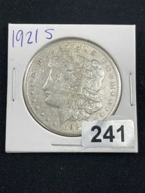 1921 S Morgan Silver Dollar Coin