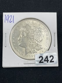 1921 Morgan Silver Dollar Coin