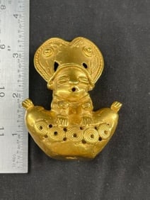 Tumbaga Tairona Gold Figurine UNKNOWN MATERIAL