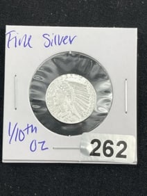1/10th Ounce Fine Silver