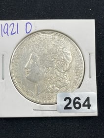1921 D Morgan Silver Dollar Coin