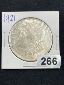 1921 Morgan Silver Dollar Coin