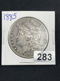 1885 Morgan Silver Dollar Coin