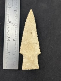4" Hardin Indian Artifact Arrowhead