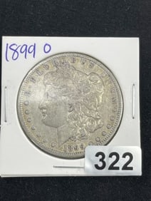 1899 O Morgan Silver Dollar Coin
