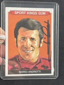 Mario Andretti Hand Signed Authentic Autograph