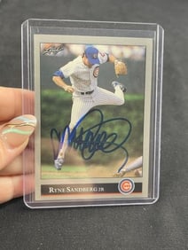 Ryne Sandberg Hand Signed Authentic Autograph