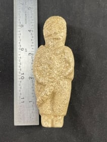 Stone Human Effigy Indian Artifact Arrowhead