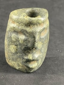 Face Effigy Bannerstone Indian Artifact Arrowhead