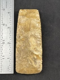Chipped Celt Indian Artifact Arrowhead