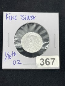 1/10th Ounce Fine Silver