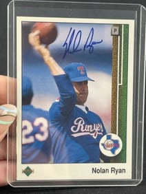 Nolan Ryan Hand Signed Authentic Autograph