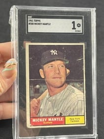 1961 Topps Mickey Mantle Baseball Card