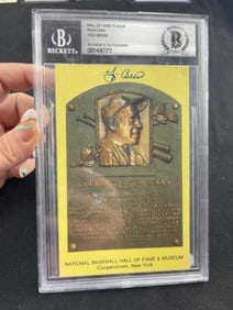 Yogi Berra Hand Signed Authentic Autograph