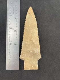 4 & 3/4" Hardin Indian Artifact Arrowhead