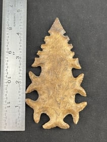 4 & 1/2" Tussinger Eccentric Indian Artifact Arrowhead