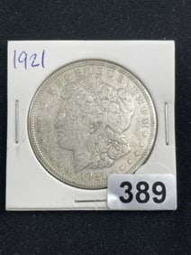 1921 Morgan Silver Dollar Coin