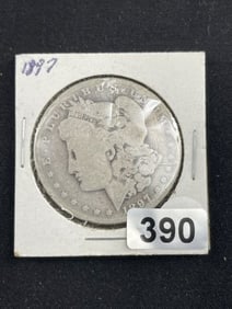 1897 Morgan Silver Dollar Coin