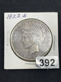 1923 S Peace Silver Dollar Coin