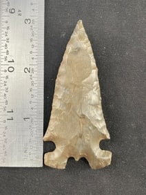 2 & 7/8" Graham Cave Indian Artifact Arrowhead