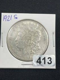 1921 S Morgan Silver Dollar Coin