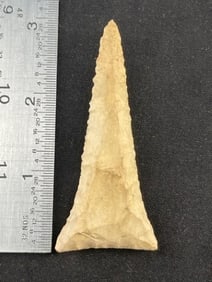 2 & 7/8" Drill Indian Artifact Arrowhead