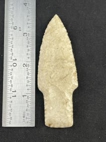 3 & 1/2" Adena Indian Artifact Arrowhead