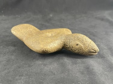Hopewell Style Hawk Effigy Pipe Indian Artifact Arrowhead