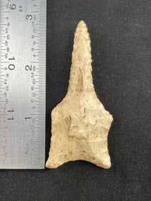 2 & 3/4" Dalton Drill Indian Artifact Arrowhead