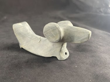 Popeyed Birdstone Indian Artifact Arrowhead