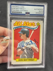 Don Mattingly Hand Signed Authentic Autograph