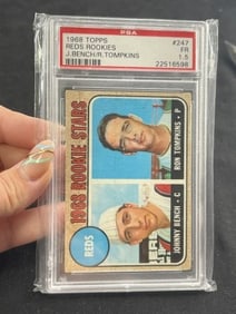 1968 Topps Johnny Bench & Ron Tompkins Baseball Card