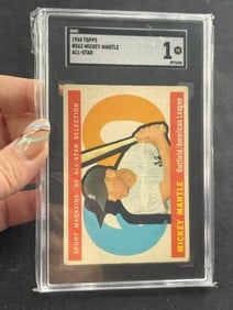 1960 Topps Mickey Mantle Baseball Card