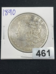 1890 Morgan Silver Dollar Coin
