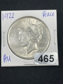 1922 Peace Silver Dollar Coin