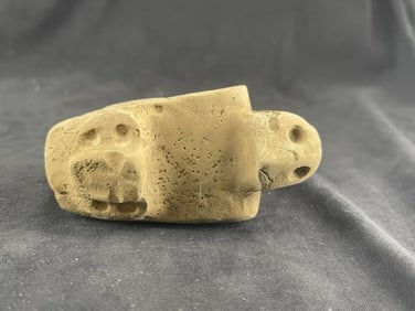 Stone Hawk Effigy Pipe Indian Artifact Arrowhead