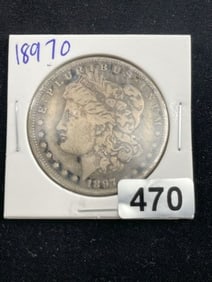 1897 O Morgan Silver Dollar Coin