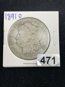1891 O Morgan Silver Dollar Coin