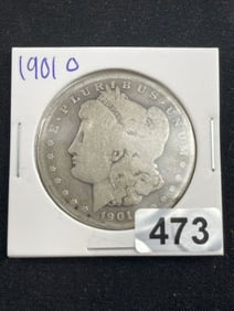 1901 O Morgan Silver Dollar Coin