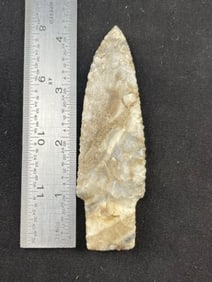 4 & 1/4" Hardin Indian Artifact Arrowhead