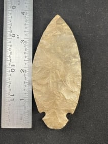 3 & 7/8" Dovetail Indian Artifact Arrowhead