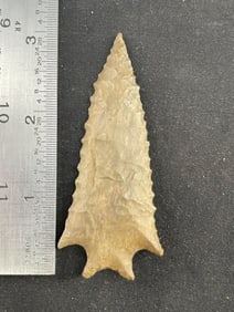 3 & 1/8" Pine Tree Indian Artifact Arrowhead