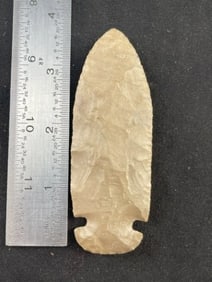 3 & 3/4" Dovetail Indian Artifact Arrowhead