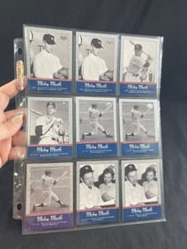 9 Mickey Mantle Baseball Cards
