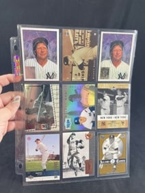 9 Mickey Mantle Baseball Cards