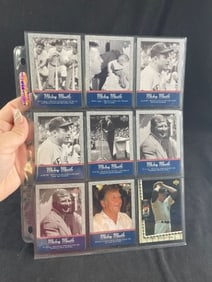 9 Mickey Mantle Baseball Cards