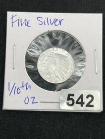 1/10th Ounce Fine Silver