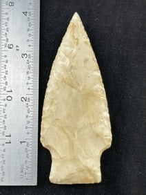 3 & 7/8" Hardin Indian Artifact Arrowhead